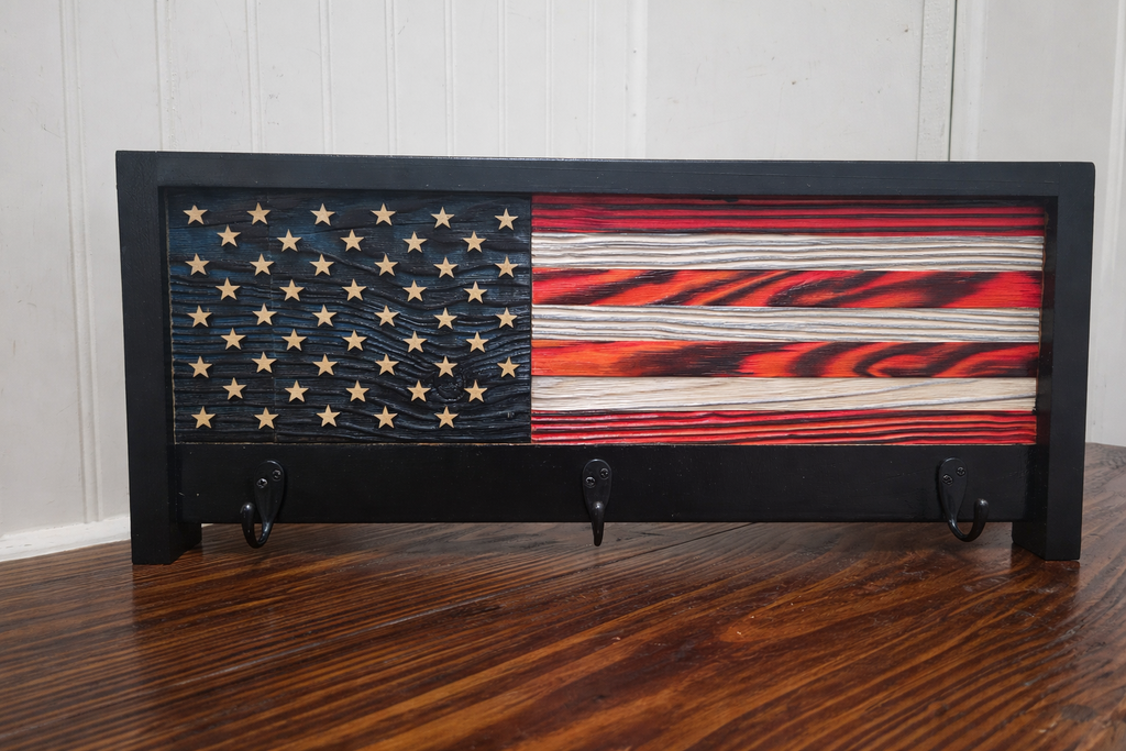 Half Flag with Hanging Hooks